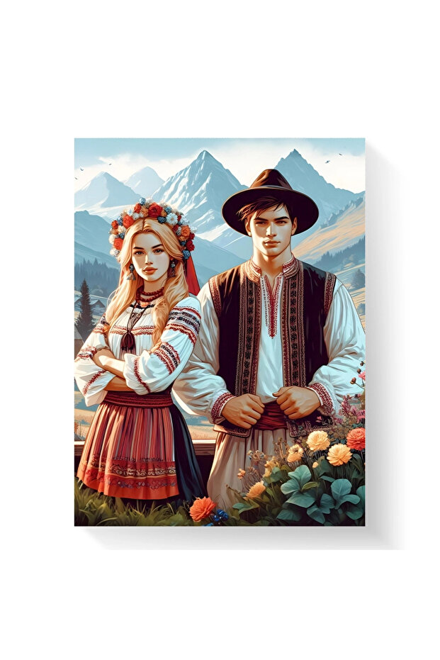 Tablou - Tineri de la munte - 4