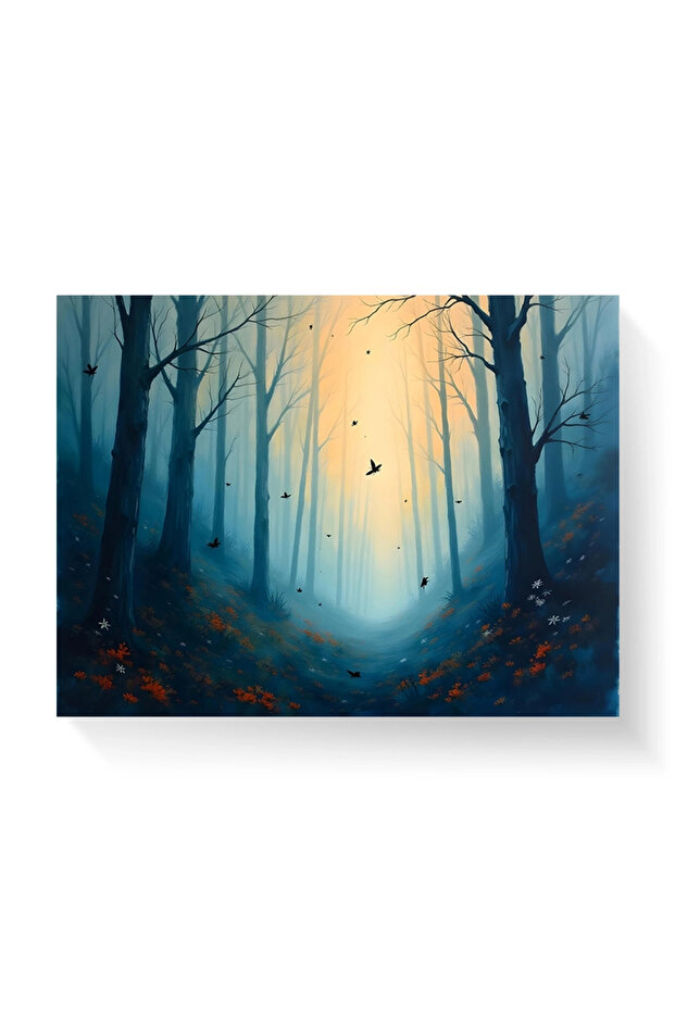 Tablou - Pădure seara - 4