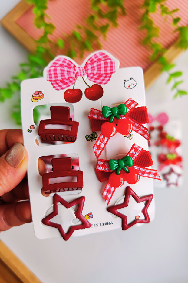 Cherry Figured Buckle Set - 2