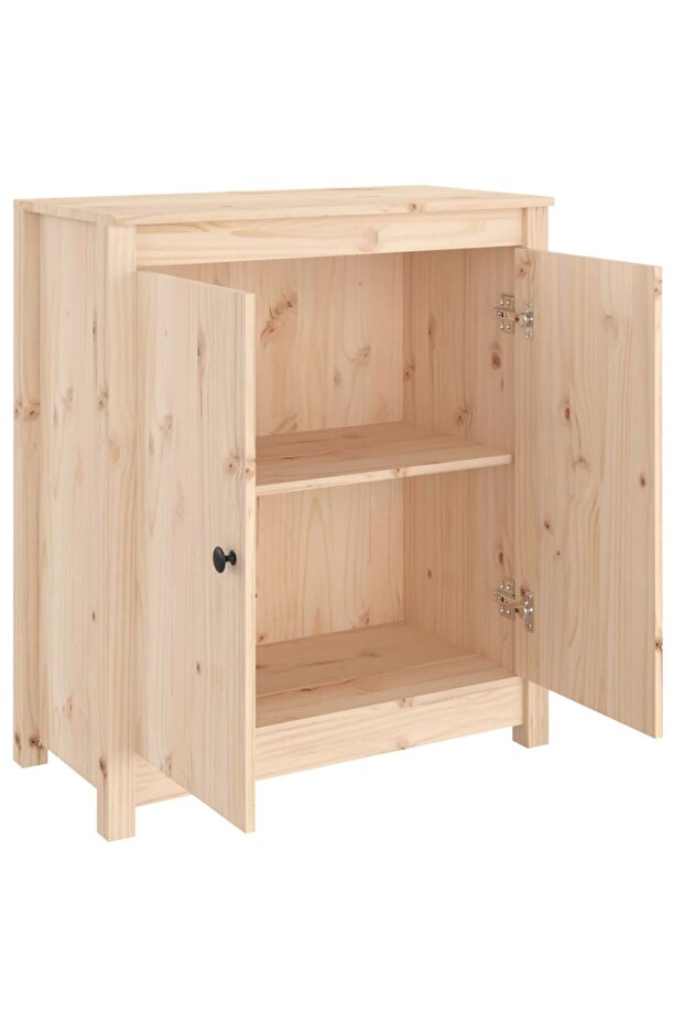 Sideboard 70x35x80 cm Solid Wood Pine - 5