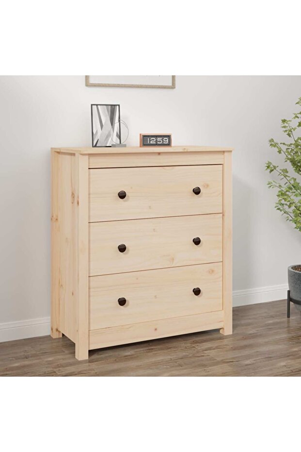 Sideboard 70x35x80 cm Solid Wood Pine