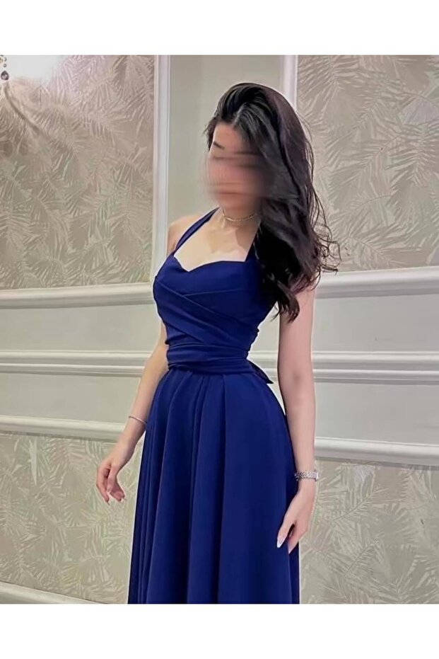 فستان ناعم كريب
