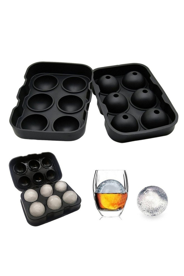 قالب صنع كرات الثلج المستديرة 6 قطع - 3