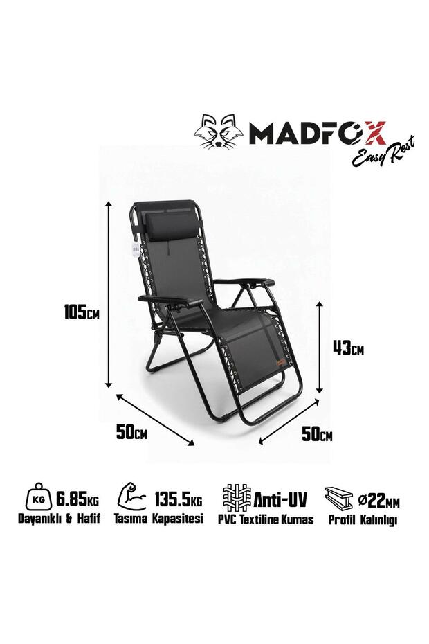 EasyRest Katlanır Şezlong Sandalye - 3