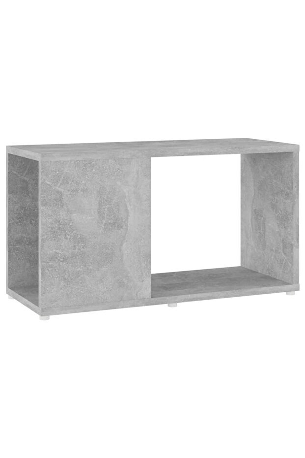 TV Cabinet Concrete Grey 60x24x32cm Engineered Wood