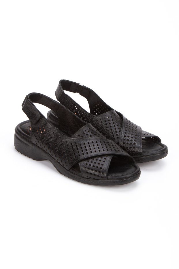 Mile Series Heel Spur Prevention Orthopedic Genuine Leather Daily Women's Sandals