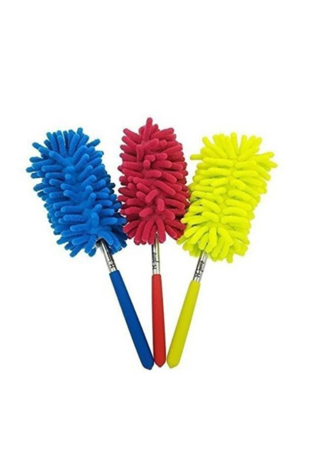 فرشاة إزالة الغبار التلسكوبية القابلة للتمديد من الألياف الدقيقة - جهاز تنظيف عملي - 3