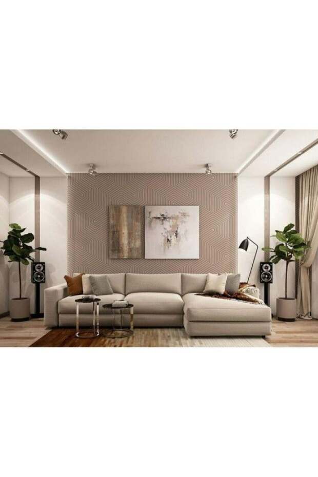 أريكة عصرية أنيقة على شكل حرف L - رمادي - 270×180×85×85 سم