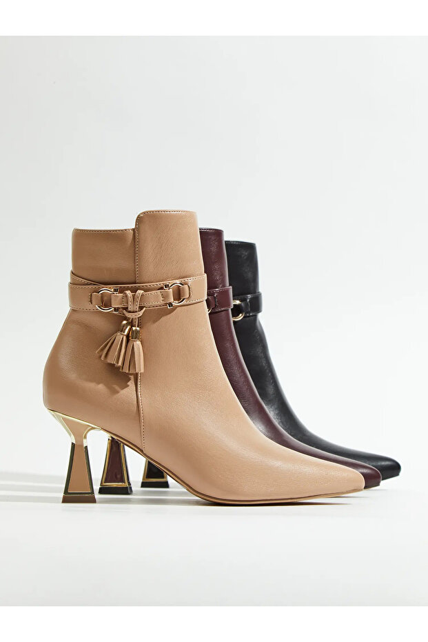 Botine Nude Toc Mic Clepsidra Comode Raymi - 3