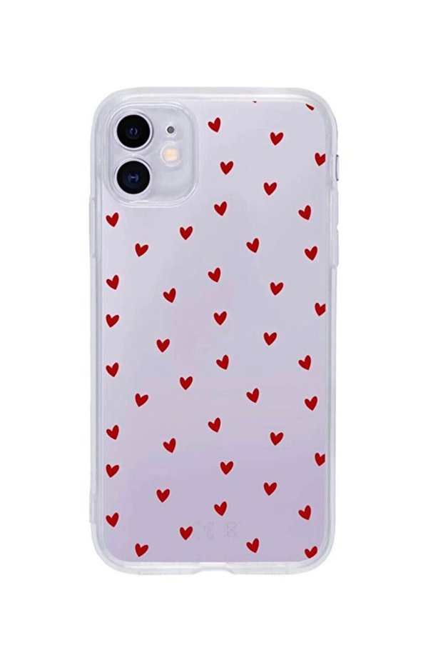 iPhone 11 Tiny Heart Transparent Premium Case