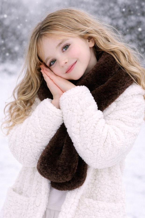 Eșarfă de pluș pentru copii - 3