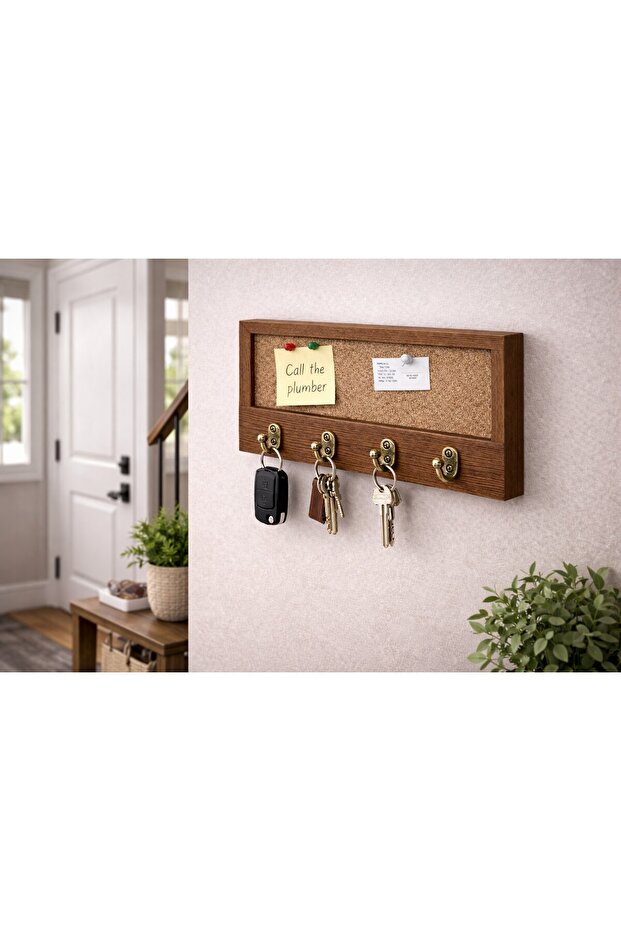 Ahşap Anahtalık & Pano - 4
