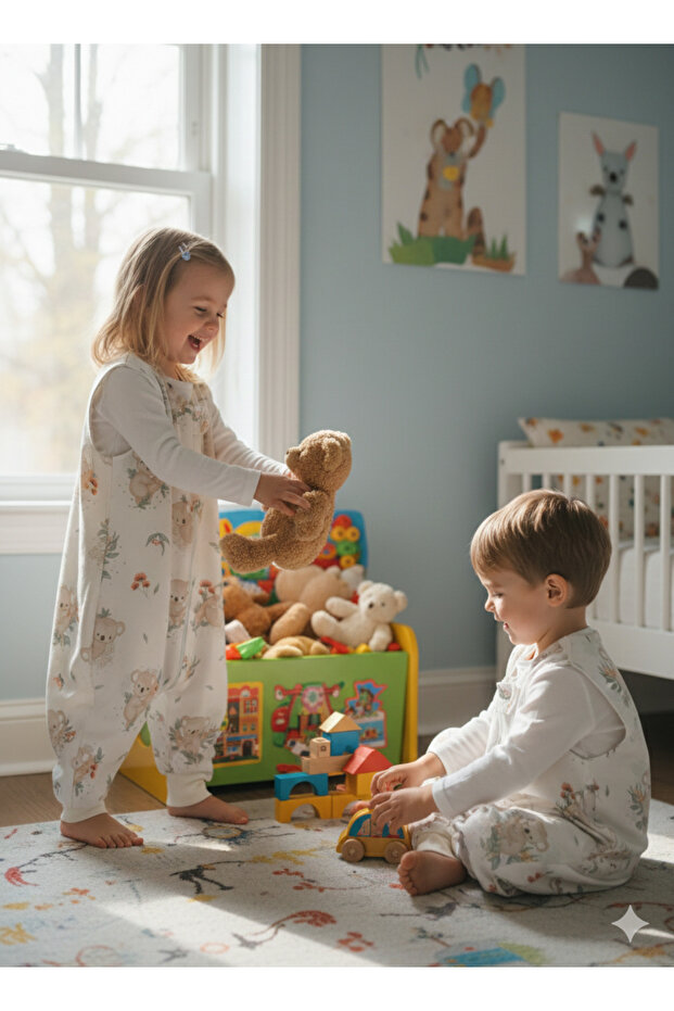 Sleep Sack 100% Natural Cotton Double Layer Flannel Special Fabric Unisex 1.0 Tog 20-24 Degrees