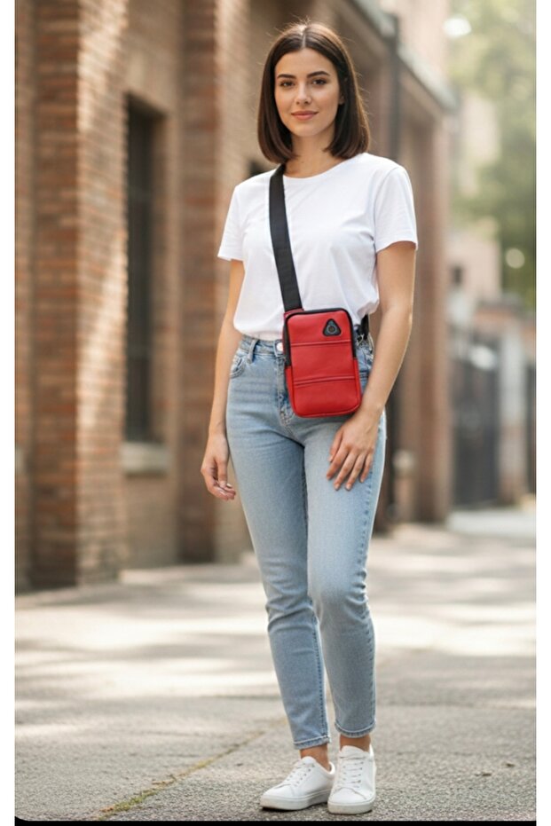 BAG Deri Çapraz Model ÇANTASI - 1