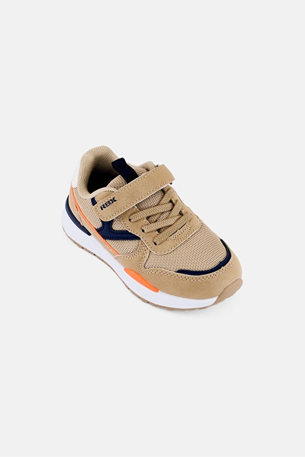 Toddlers Boy Velcro Closure Outdoor Shoes, Tan