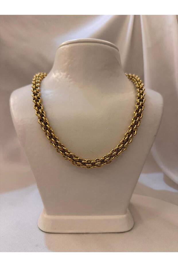 45 cm Steel Wrap Thick Spiral Women's Necklace