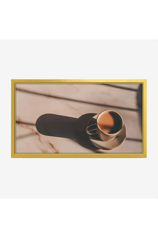 Drinks Panel - Coffee Cup - Warm Colors - Calm - Wall Art - Canvas Paintings