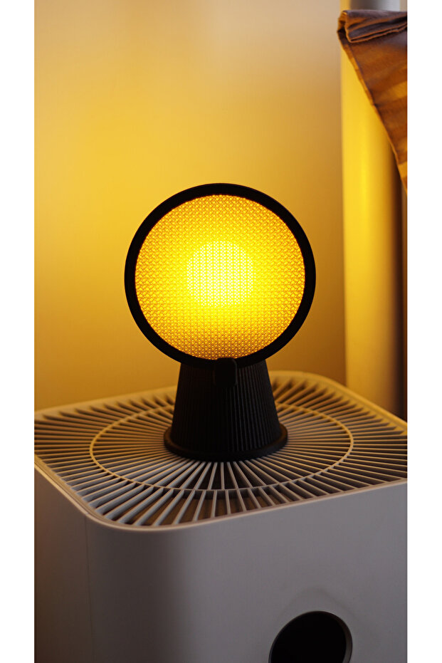 Lio Black - Minimal Dekoratif Masa ve Gece Lambası - Modern Tasarım Aydınlatma - 2