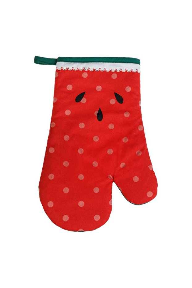 Watermelon Pattern Kitchen Glove & Napkin - 2pcs - 2