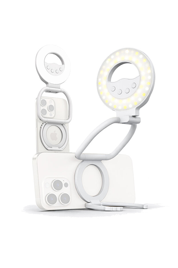 Sofiev® Ring Light Lamp, Magnetic Attachment, Warm, Cold, Neutral Light, Adjustable Intensity, 360° - 6