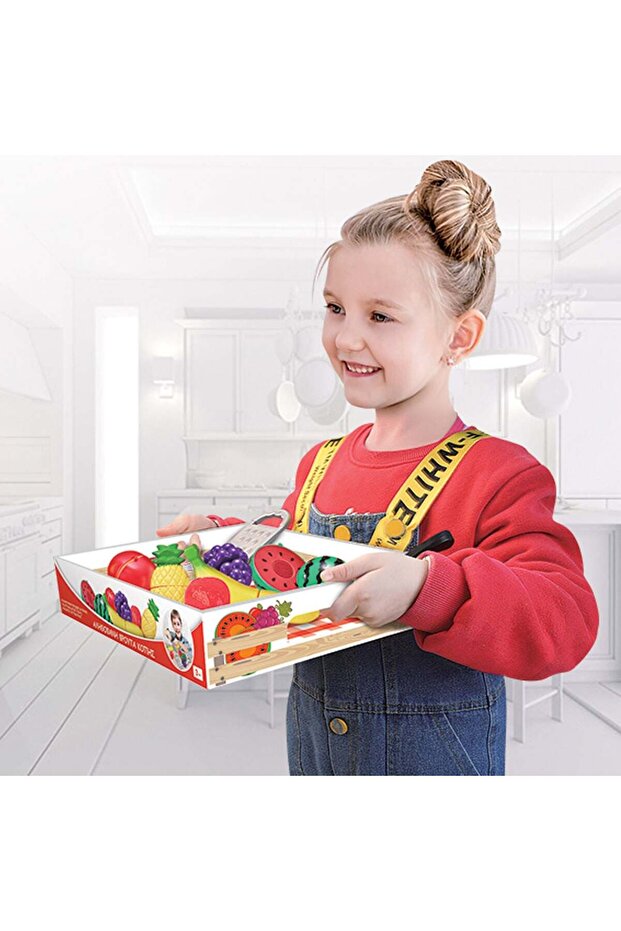 Fructe Artificiale din Plastic cu Tocator & Accesorii - 3