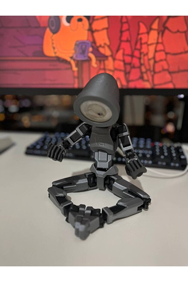 Robot Figürlü Hareketli Masa Lambası - 5