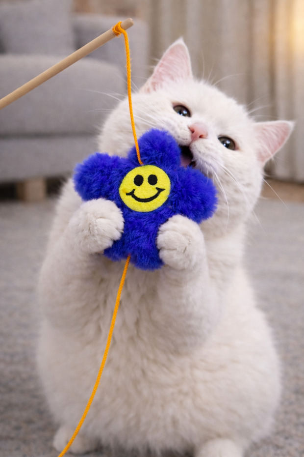 Cat Toy - Matatabi Catnip Daisy Fishing Rod