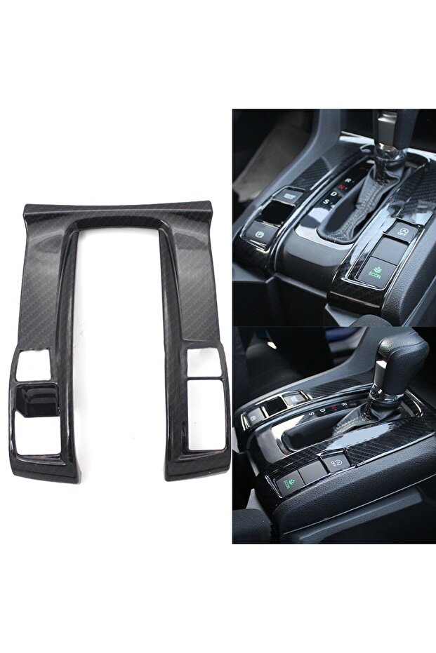 Honda Civic Fc5 Fk7 2016–2021 Interior Center Console Gear Shift Zone Trim, Center Part Single