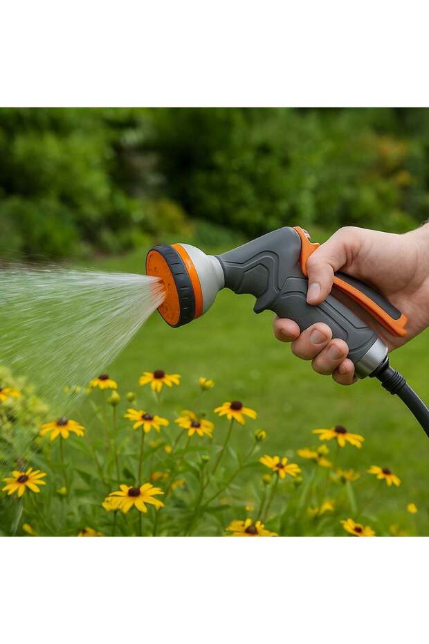 8 Function Spray Gun 18cm - 1