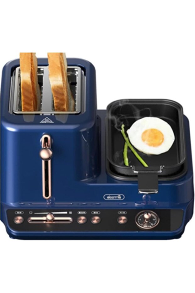 Small Bread Maker Machine, Multifunction Toaster with Automatic Heating - 1