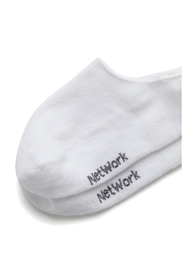 Beyaz 2li Kadın Bambu Çorap Seti - 2