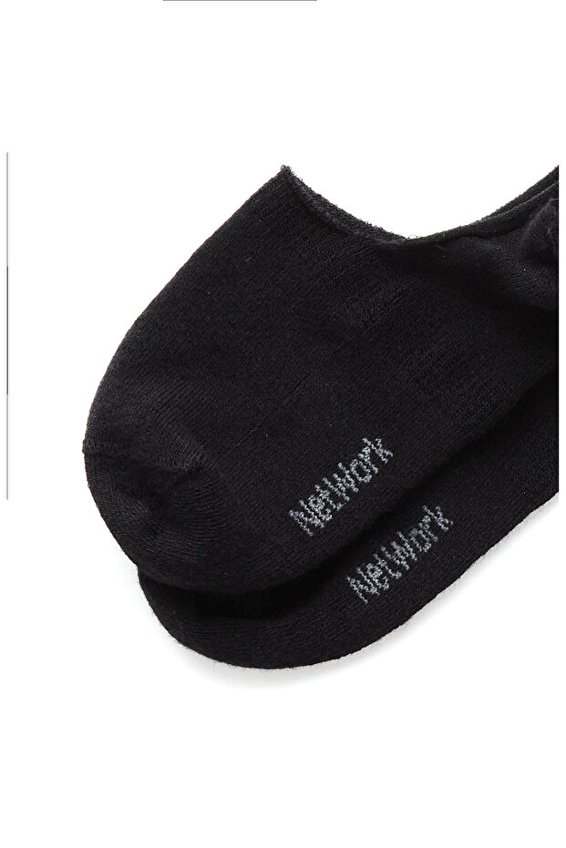 Siyah Kadın 2li Bambu Çorap Seti - 2