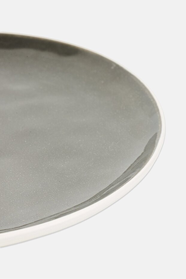 Ceramic Serving Platter, Smoke Grey - 2