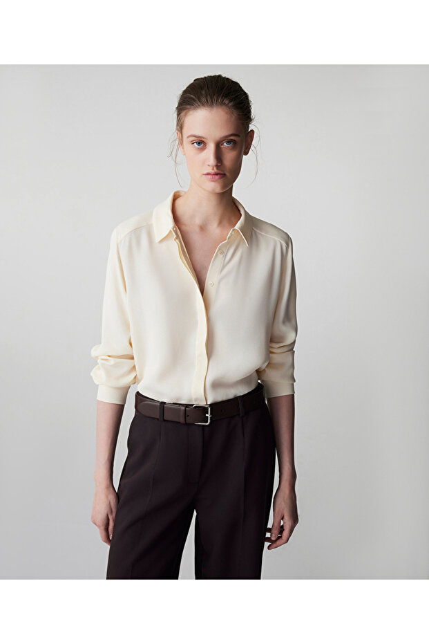 Rahat kesim basic gömlek - 2