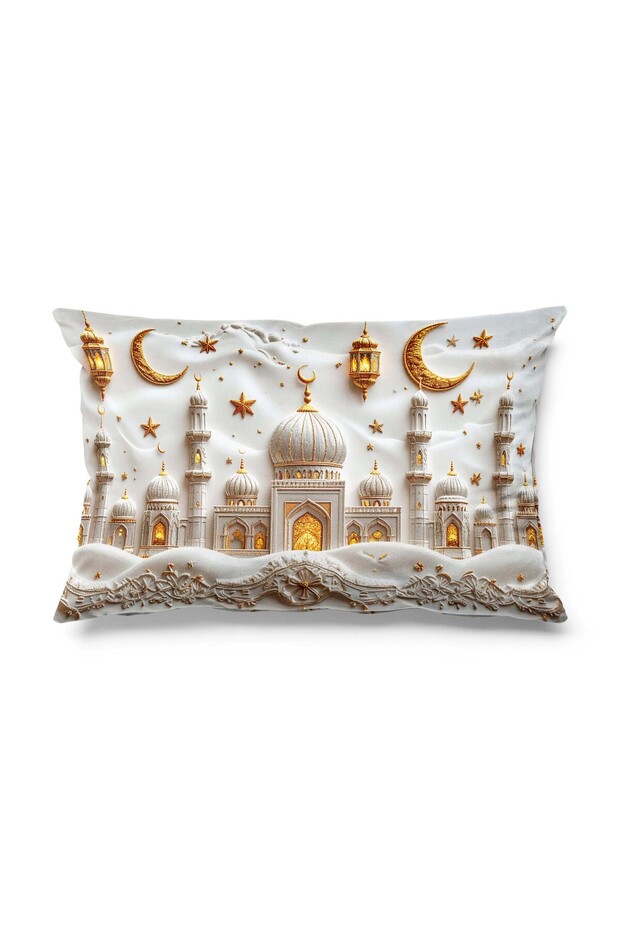 Rectangular Throw Pillow Cover Double Sided Printed - Ramazan İnci