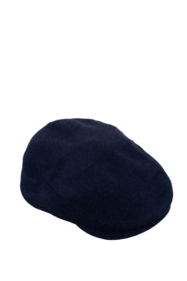 Men's Textile Navy Blue London Hat