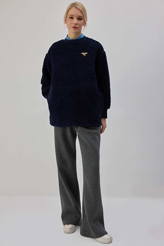 PELUŞ SWEATSHIRT - 1