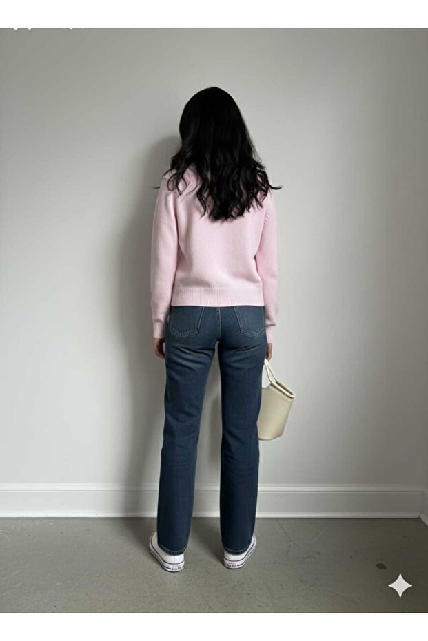 düğmeli triko hırka - 5