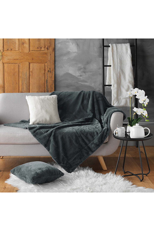 بطانية صلبة - 125 × 150 سم - 2