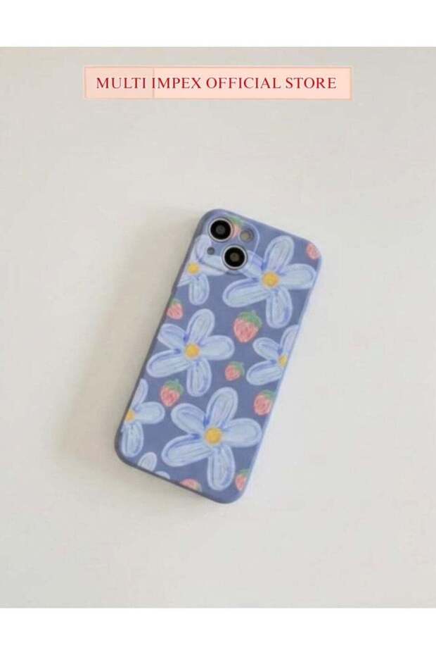 The 'Elite Minimalist' iPhone 15 Pro Flower Patterned Slim Case Mobile Cover for 15 Pro