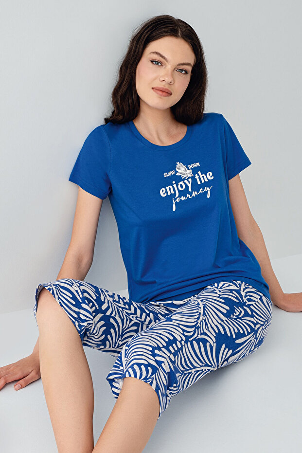 Set Capri de damă bleumarin - 1