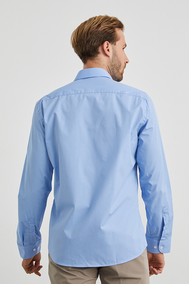Slim Fit Basic πουκάμισο - 3