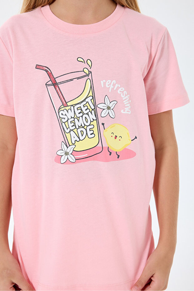 Devojčički roze pidžama set - 5