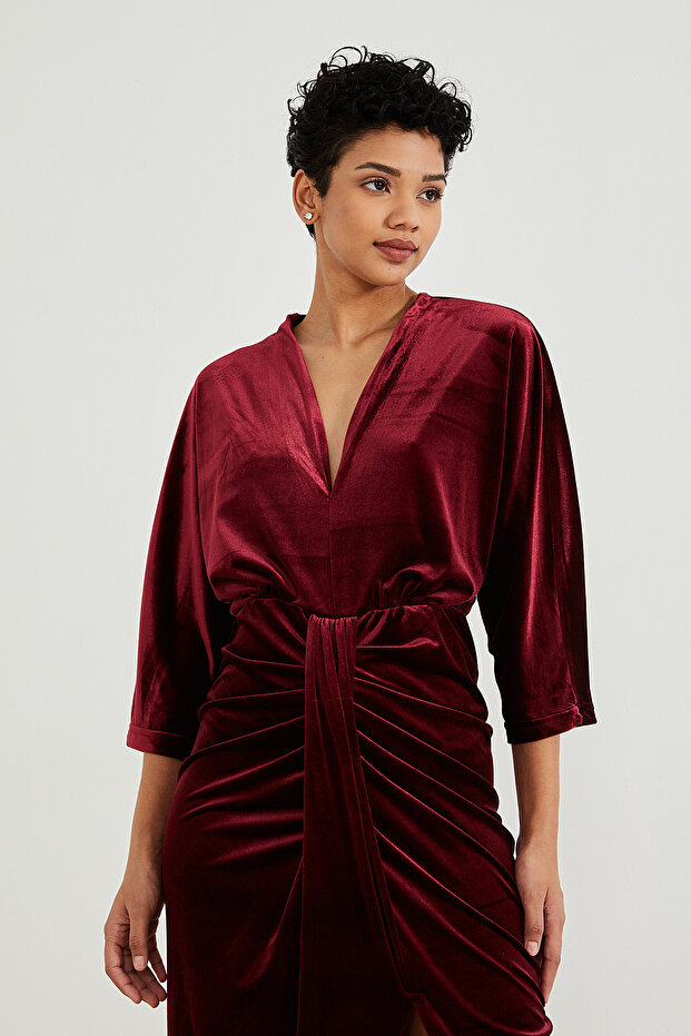 Yırtmaçlı Elbise - 6