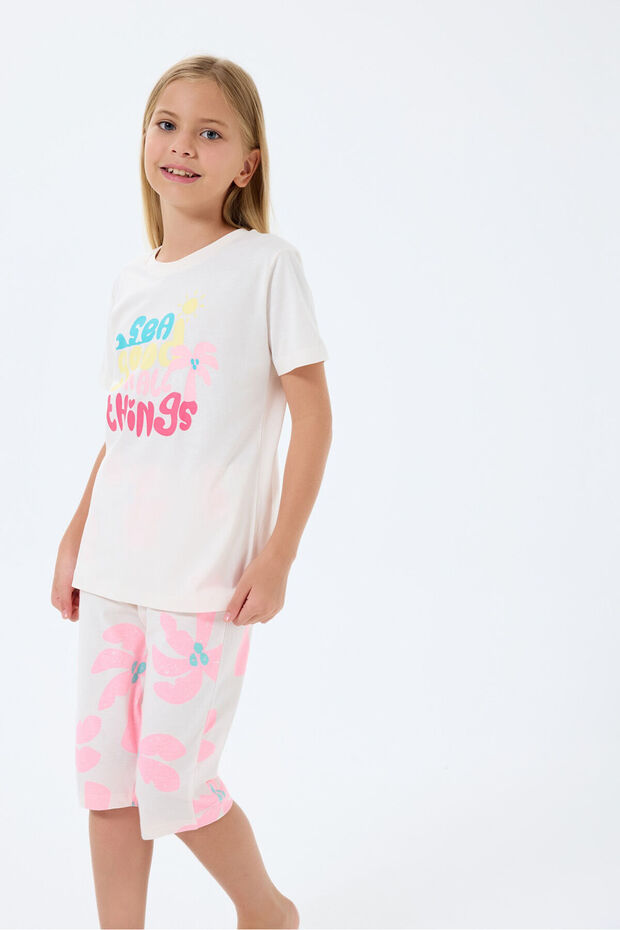 Devojčin krem kapri set - 3