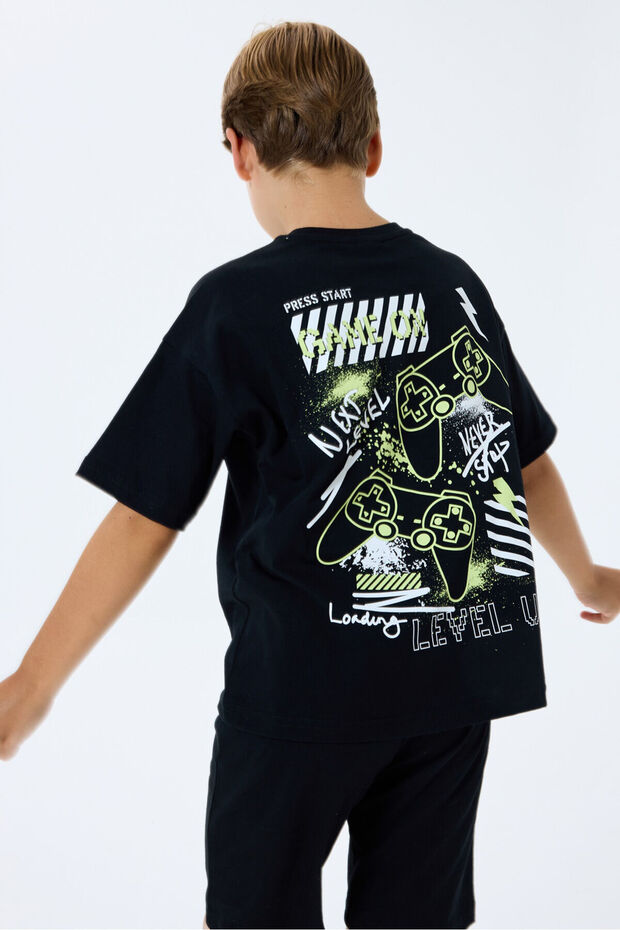 Boys' Bermuda Set - Black - 5