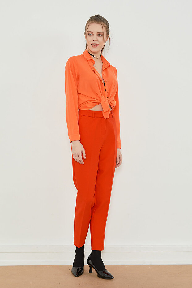 Kalın Kumaş Pantolon - 2