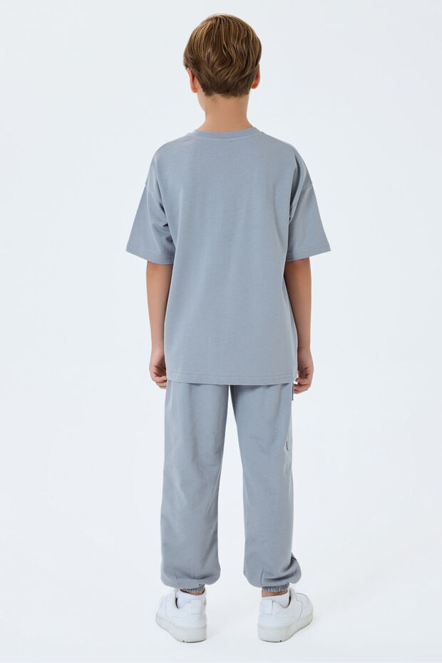Sivi pidžama set za dečake - 4