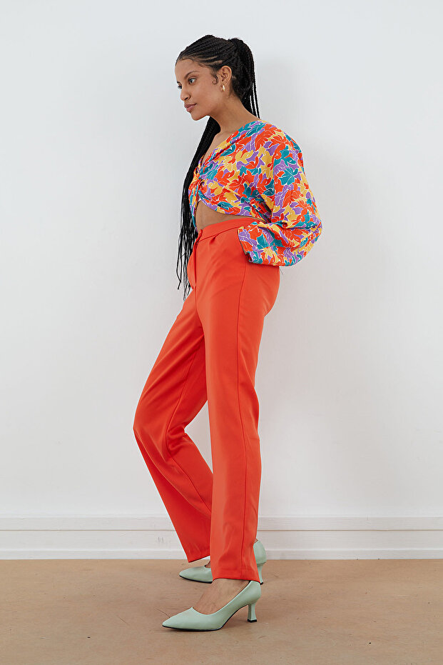 Geniş Paça Pantolon - 1