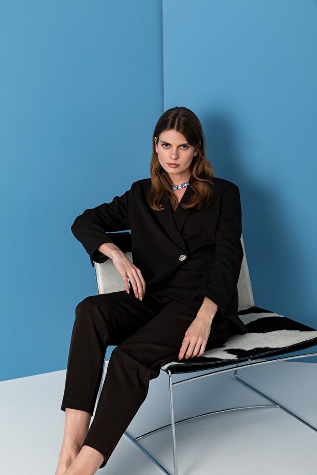 26KC008 بأزرار على الجهتين سترة - 4